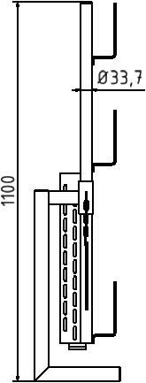 Schake 11193 Schutzgeländerzwinge mit Keilverstellung lackiert