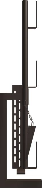 Schake 11193 Schutzgeländerzwinge mit Keilverstellung lackiert