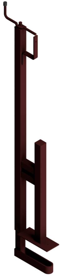 Schake Schutzgeländerzwinge mit Kurbel, Absturzsicherung | Farbe: lackiert