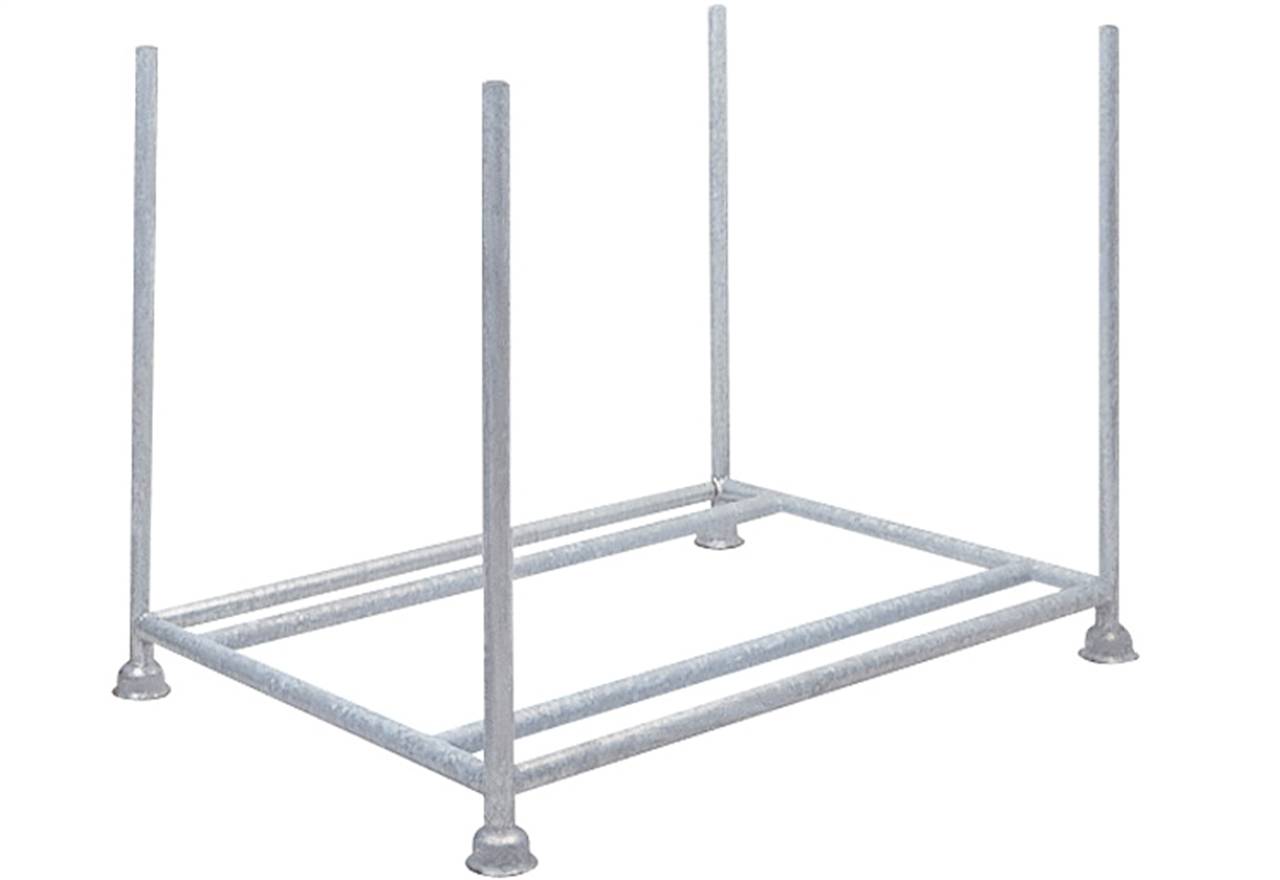 Schake Transport- und Lagerpalette, verzinkt, Füllmaße: 1,00 m x 1,45 m x 1,06 m