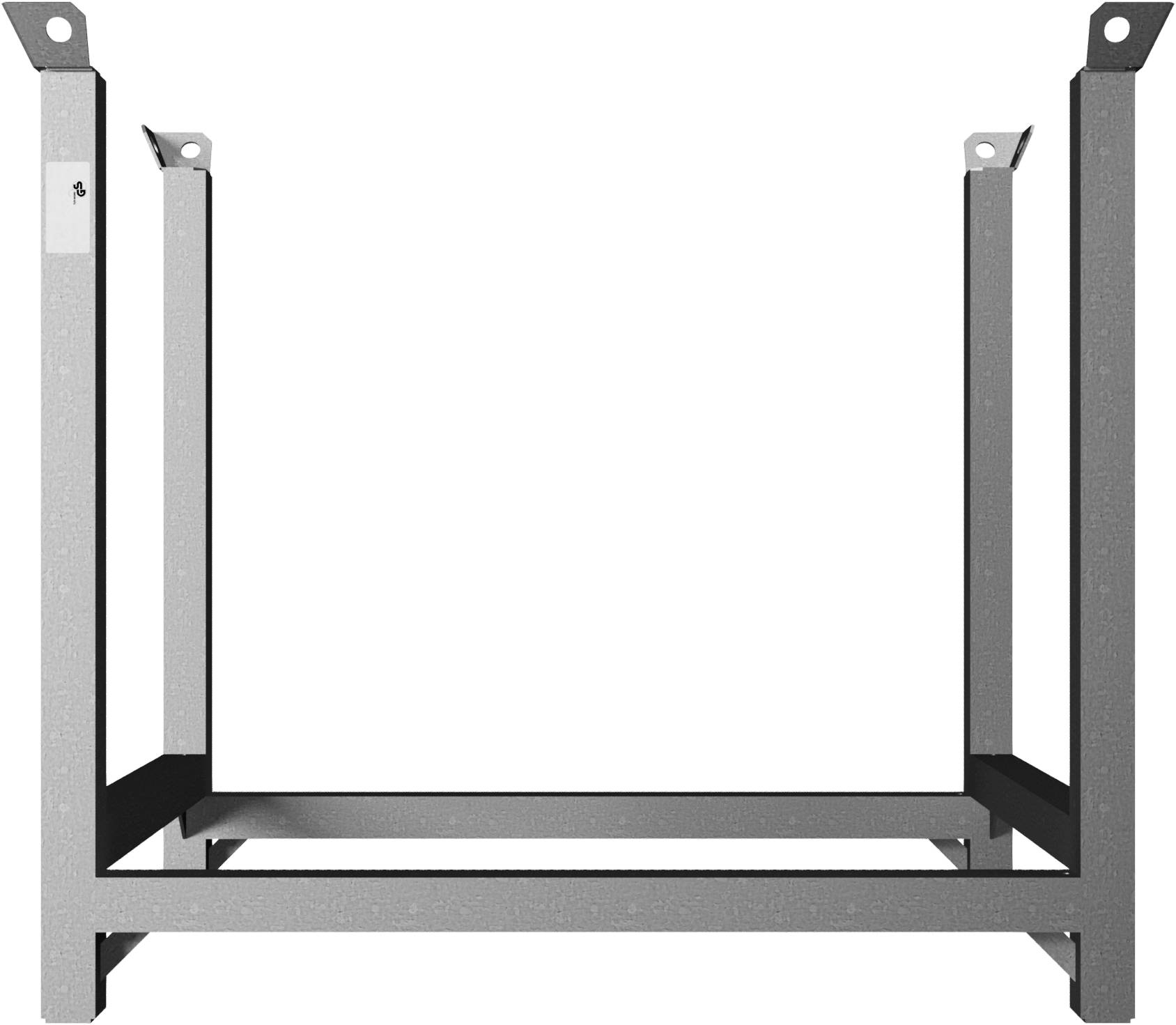 Schake Stapelpalette "Serie 50118", Füllmaß 1,08 m x 0,68 m x 0,83 m