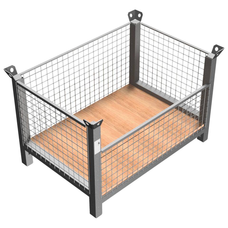Schake Gitterbox, GS geprüft, Füllmaße 1,08x0,68x0,36/0,56m