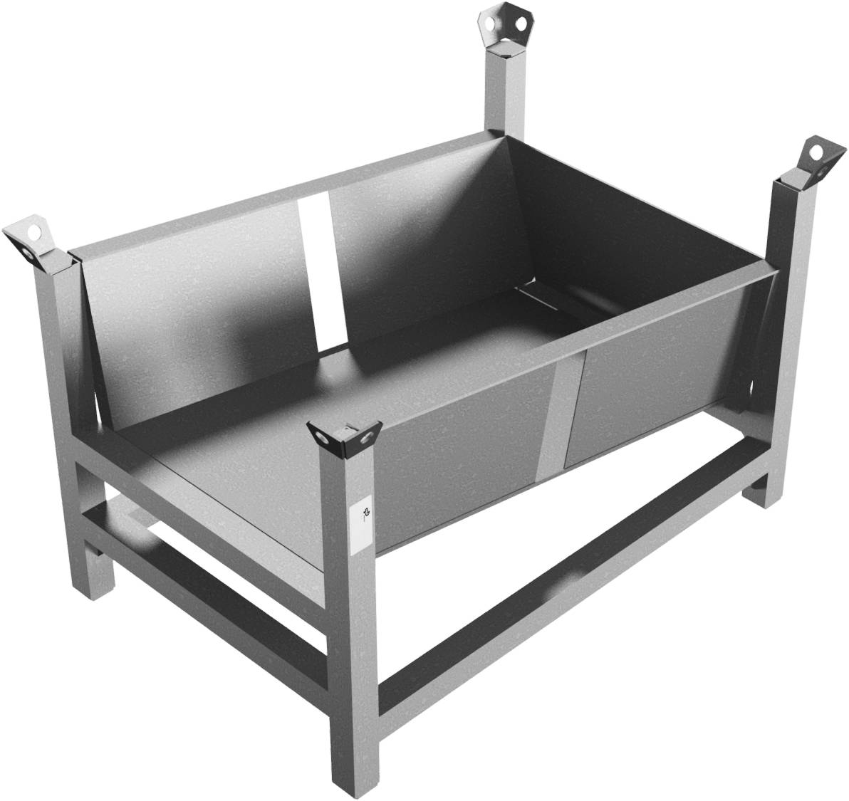 Schake Lager- und Transportpalette "Serie 50118", Maße 1,20 m x 0,80 m x 0,82 m