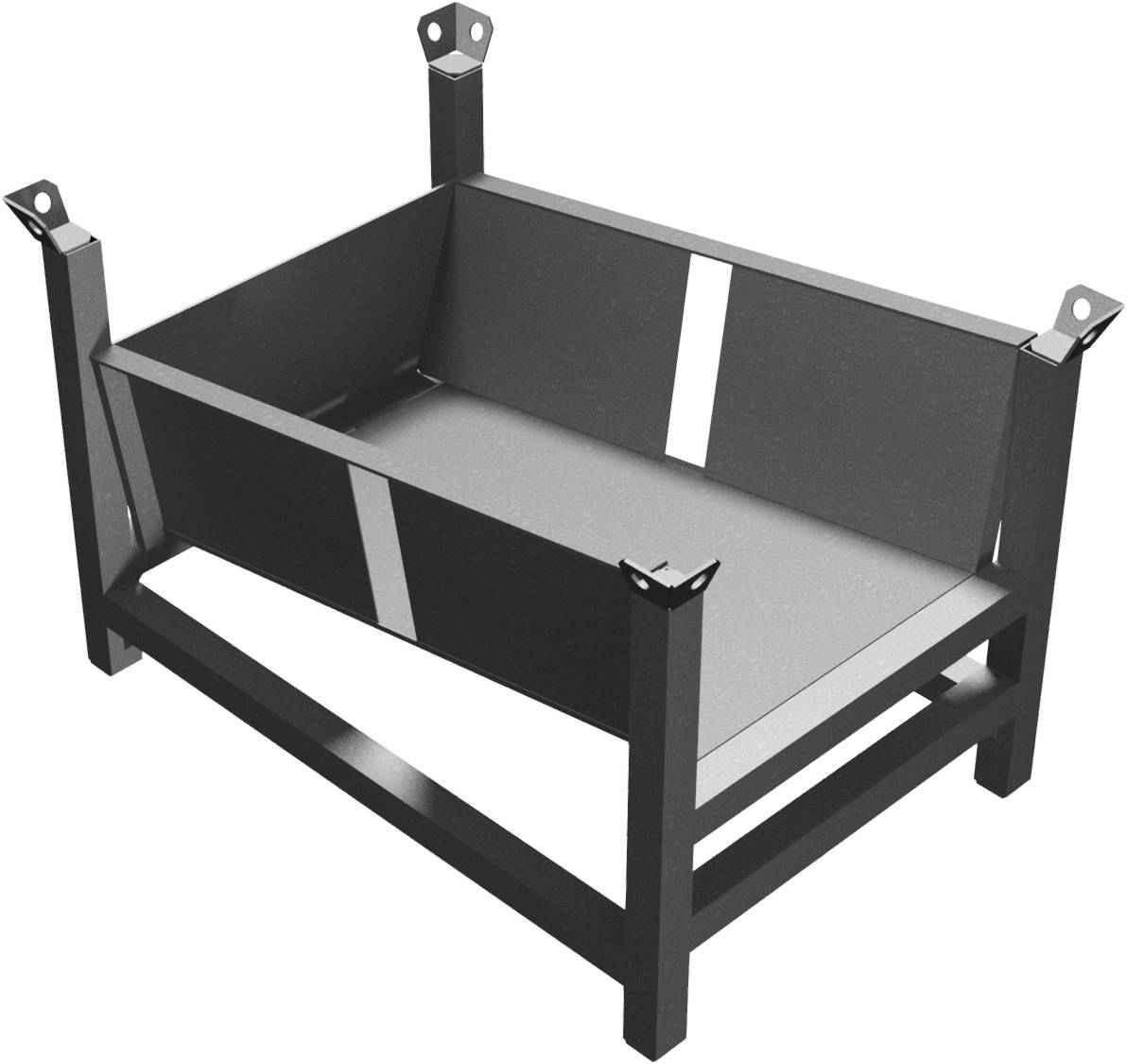 Schake Lager- und Transportpalette "Serie 50118", Maße 1,20 m x 0,80 m x 0,82 m