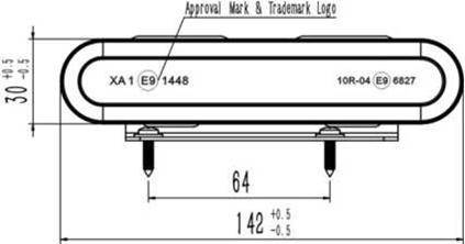 LED Blitzmodul, ED 5000, ECE-R65