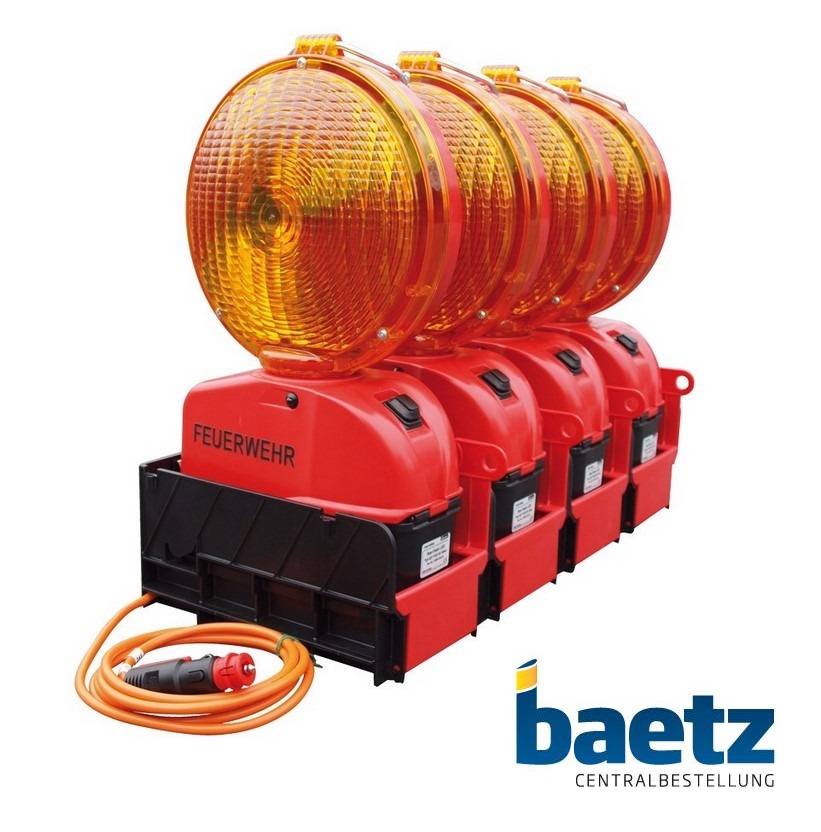 Star-Flash LED Führungslichtanlage, Einzelleuchte, Typ 627, Feuerwehr Betrieb: Batterie, Ausführung Leuchte: Einseitige Leuchte