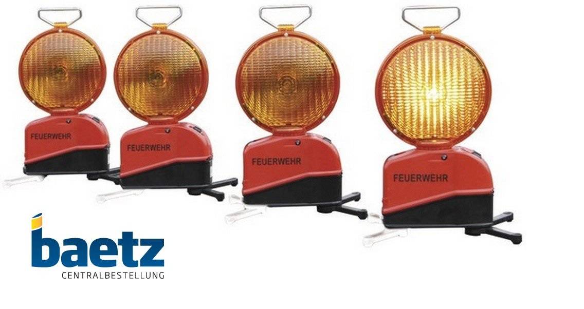 Star-Flash LED Führungslichtanlage, Einzelleuchte, Typ 627, Feuerwehr Betrieb: Batterie, Ausführung Leuchte: Einseitige Leuchte