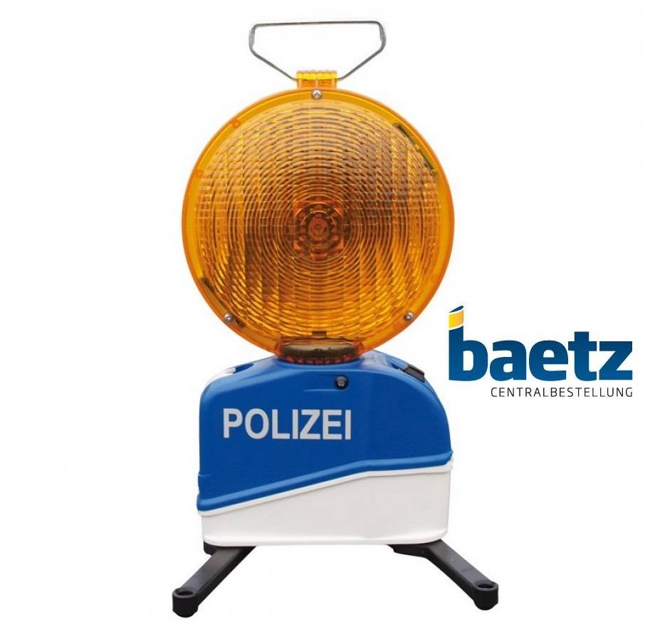 Star-Flash LED Führungslichtanlage, Einzelleuchte, Typ 627, Polizei Betrieb: Batterie, Ausführung Leuchte: Einseitige Leuchte