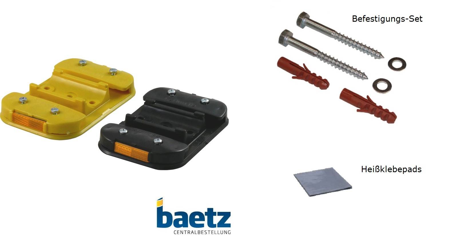 horizont Leitboy-Fußplatte, L49 Farbe: gelb