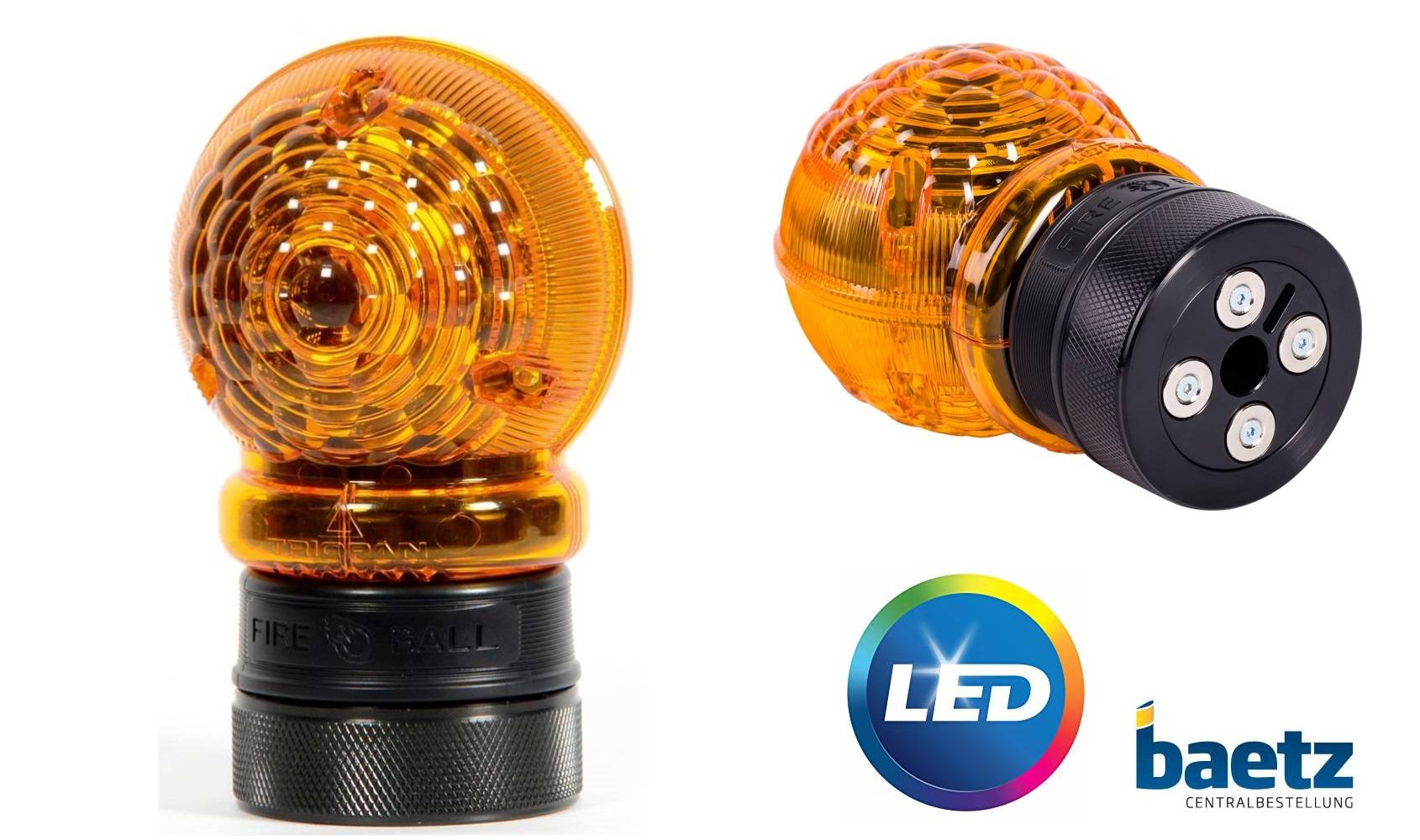 baetz Fireball | LED-Blitzleuchte Farbe: gelb