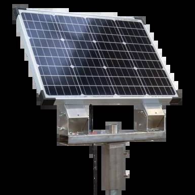 Solar-Kit, 12 Volt, 50 Watt, Vorwarnanlagen