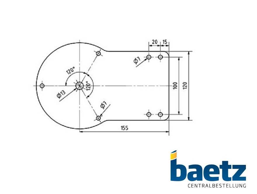 Halter für Kennleuchten