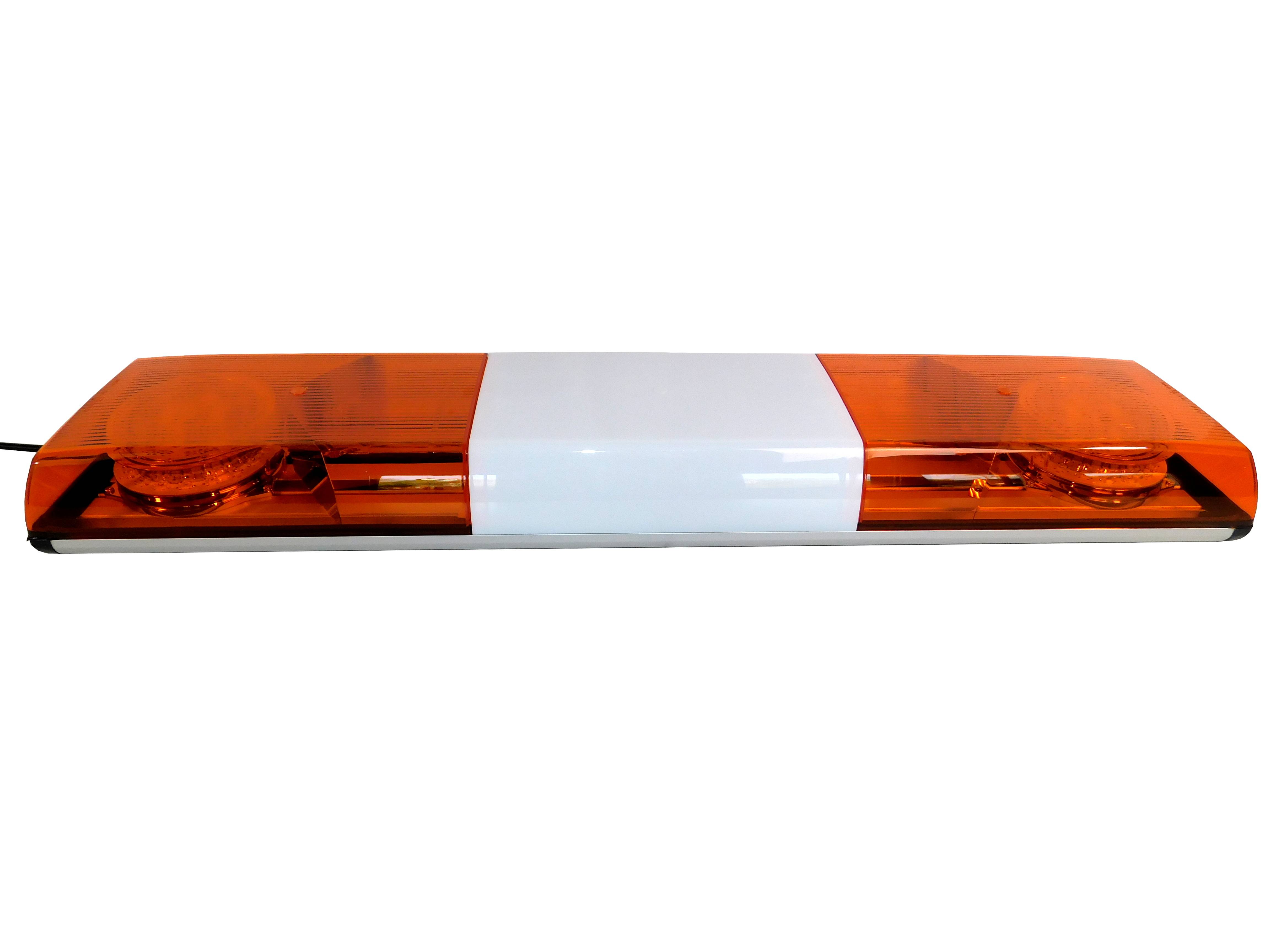 LED Lichtwarnbalken Serie Germany, der Preissieger, Made in Germany! Farbe: gelb/Haube gelb, Größe: 1000mm