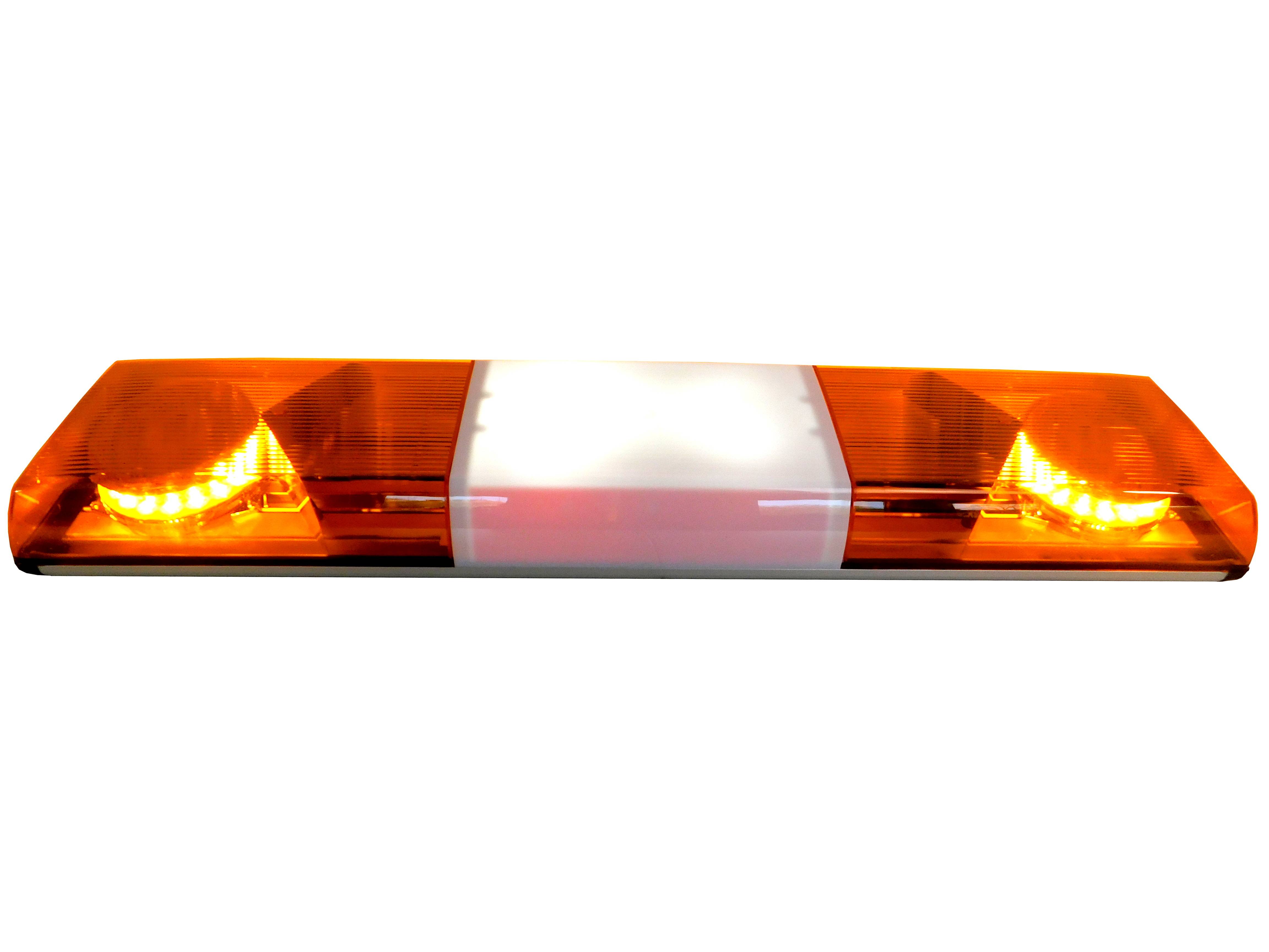 LED Lichtwarnbalken Serie Germany, der Preissieger, Made in Germany! Farbe: gelb/Haube gelb, Größe: 1000mm