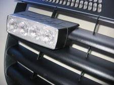 Sputnik nano LED Warnanlage, Frontblitzer, 2 Stück Farbe: blau, Montage: Mercedes Sprinter (W906 BJ. 2006-2012)