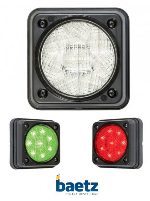 LED Ampelkombination rot/grün, LED -Technik in 24V