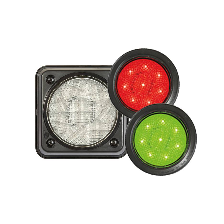 LED Ampelkombination rot/grün, LED -Technik in 24V