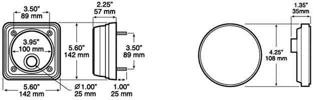 LED Ampelkombination rot/grün, LED -Technik in 24V