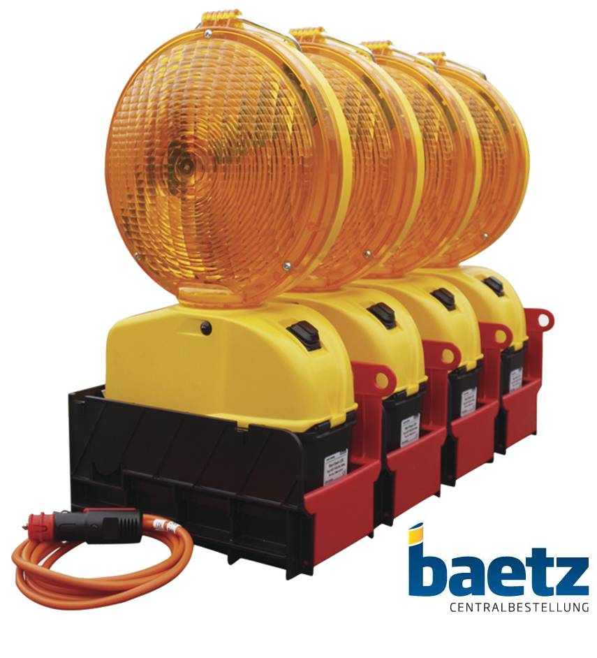 Star-Flash LED Führungslichtanlage, Einzelleuchte, Typ 627 Betrieb: Batterie, Ausführung Leuchte: Einseitige Leuchte