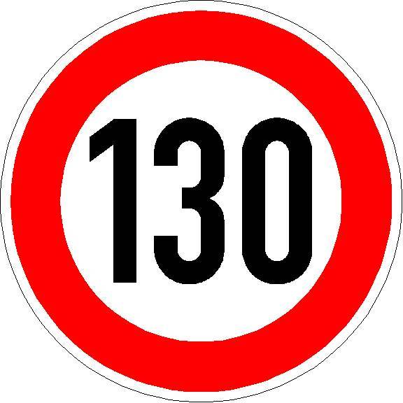 Zulässige Höchstgeschwindigkeit, VZ 274-XXX Folientyp: RA1 | Typ A, Ausführung: Alform, Durchmesser: 750 mm