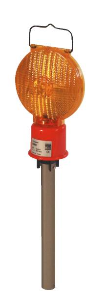 Leitkegel-LED-Blitz-Stab, Akkubetrieb