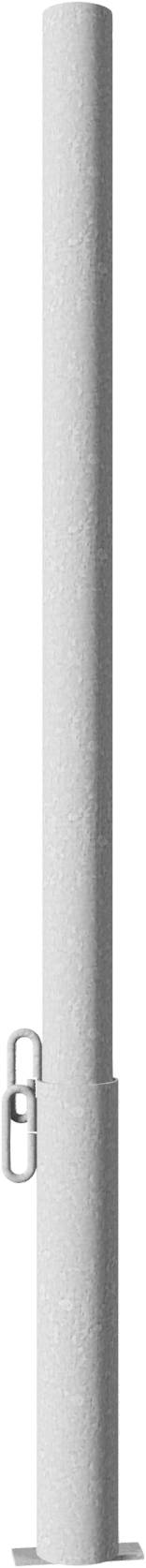 Schake Absperrpfosten, Ø 60mm, herausnehmbar, für Vorhangschloss | Beschaffenheit: feuerverzinkt | Ö