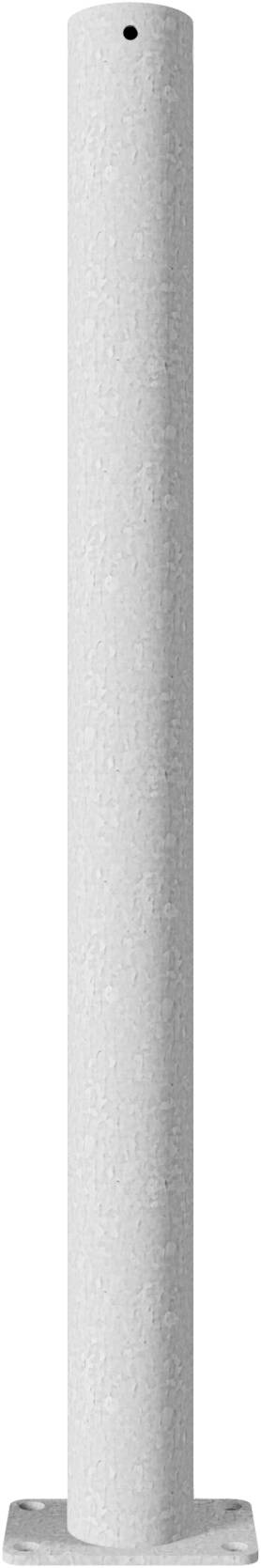 Schake Absperrpfosten, Ø 76 mm, ortsfest, für Dübelbefestigung | Beschaffenheit: feuerverzinkt | Öse