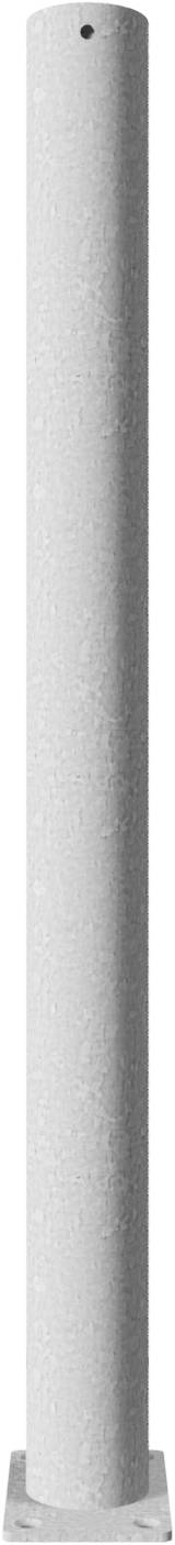 Schake Absperrpfosten Ø 76mm ortsfest, allseitig bis 30° neigbar | Beschaffenheit: feuerverzinkt