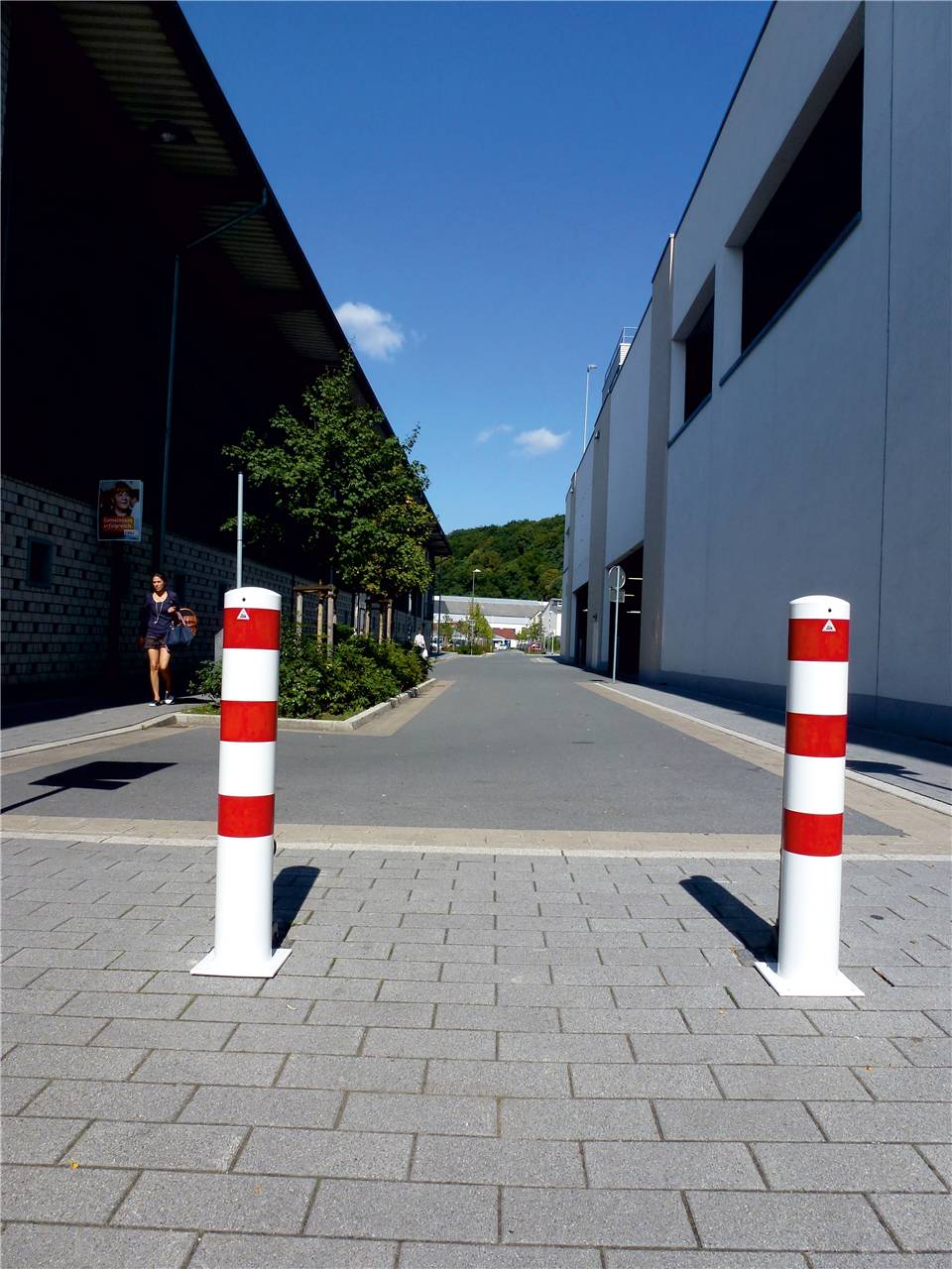 Schake Stahlrohrpoller Ø 152 mm, ortsfest zum Einbetonieren | Beschaffenheit: feuerverzinkt | Länge