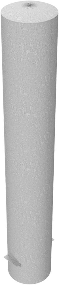 Schake Stahlrohrpoller, Ø 193 mm, ortsfest, zum Einbetonieren | Beschaffenheit: feuerverzinkt | Läng