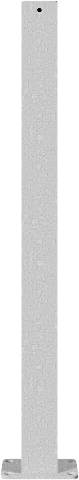 Schake Absperrpfosten, 70 mm x 70 mm, ortsfest, für Dübelbefestigung | Beschaffenheit: feuerverzinkt