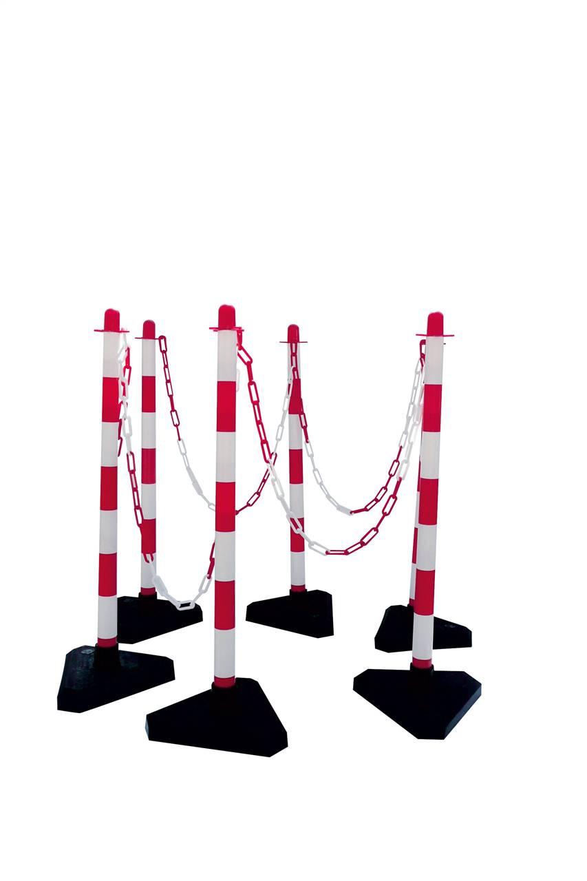 Schake Kettenständer-SET aus Kunststoff, schwere Ausführung