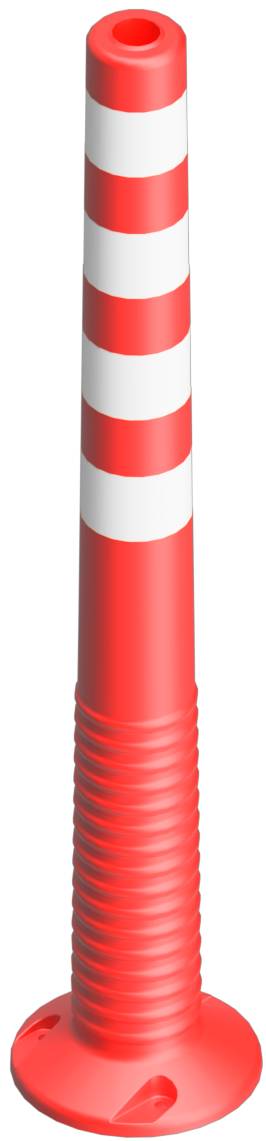 Schake Kunststoffpfosten / Flexipfosten / Sperrpfosten, orange, 300 mm - 1000 mm | Größe: 1000mm