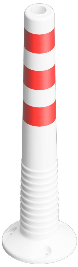 Schake Kunststoffpfosten / Flexipfosten / Sperrpfosten, weiß, 300 mm - 1000 mm | Größe: 750mm