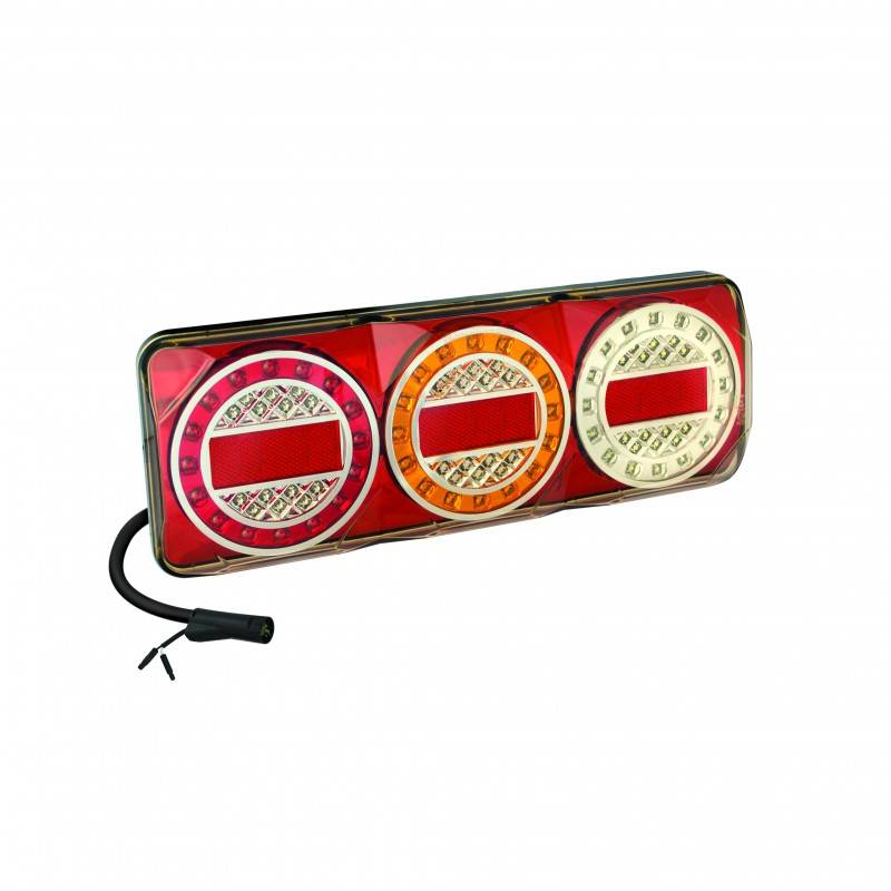 LED MaxiLamp mit Truck & Trailer Stecksystem, 1,8 m Länge, Kabel Links