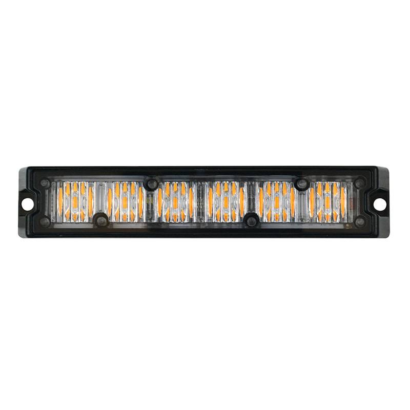 LED Blitzmodul, LED-Farbe Blau, 6 x 3 Watt LEDs, ECE R65
