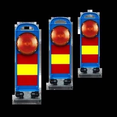 FlashMax Synchro, Klapp-Bake, Polizeiausführung, mit gelber LED Leuchte