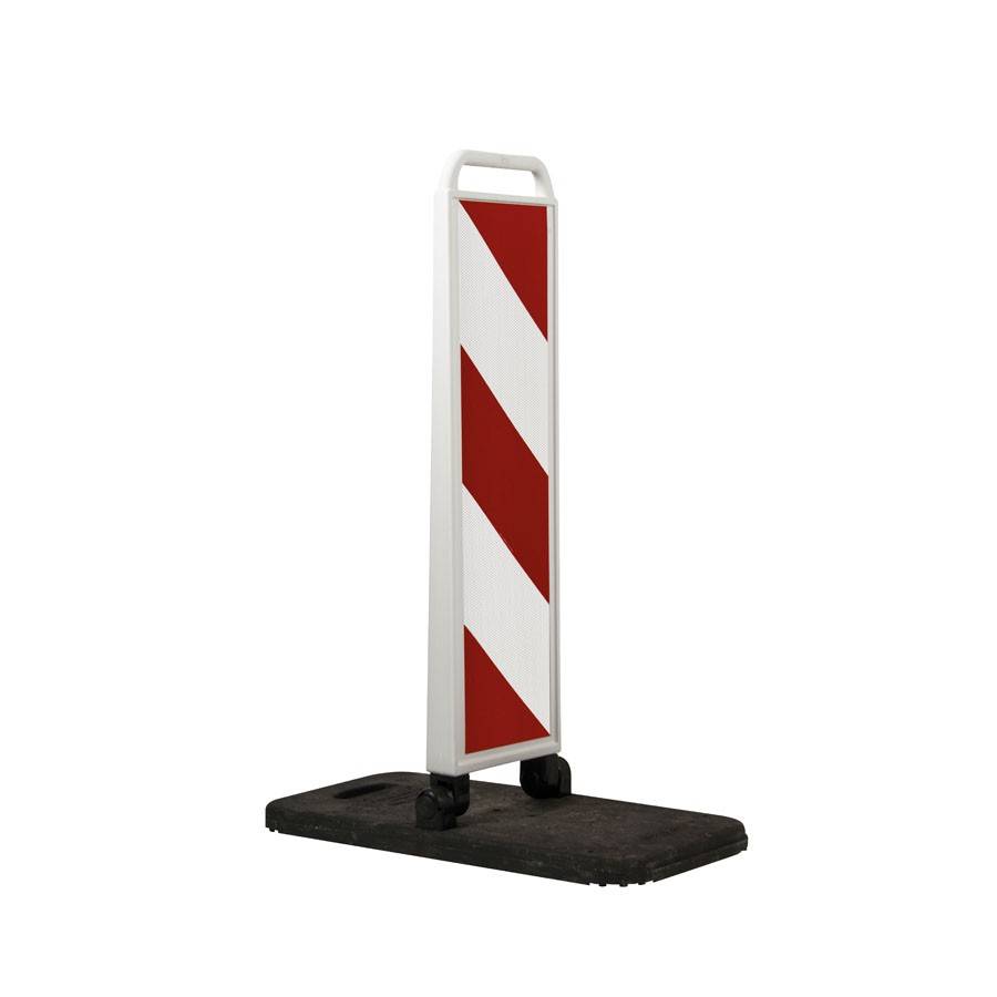 Klapp-Bake, BASt-geprüft, schwarz/weiß, Schraffenfolie, Folie RA2