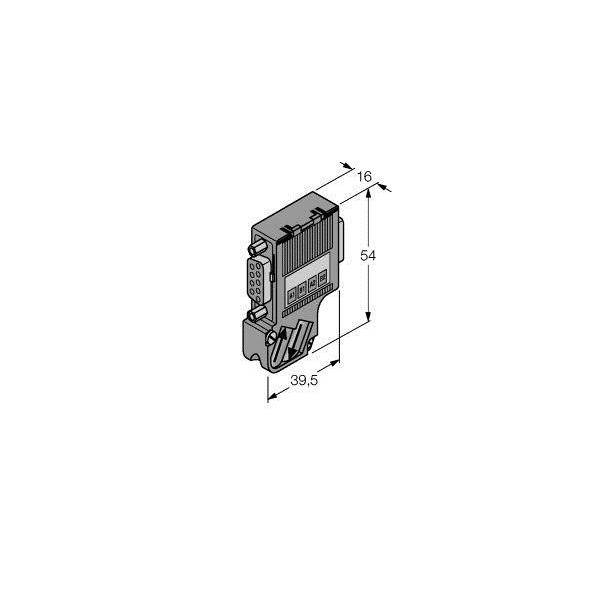 Turck Busanschlussstecker D9T-RS485 #6890943