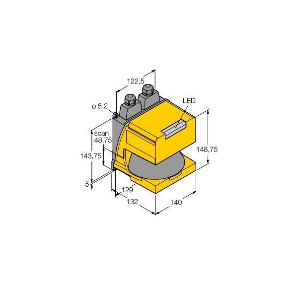 Turck Sicherheitslaserscanner AG4-6E