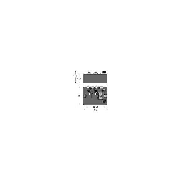 Turck Compact Feldbus Station BLCDN-2M12S-2AI-TC