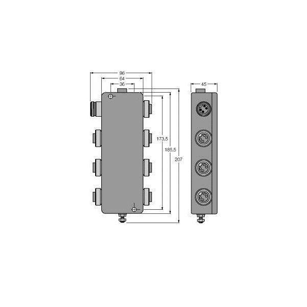 Turck PROFIBUS-PAIP67 JBBS-48-M613/EX