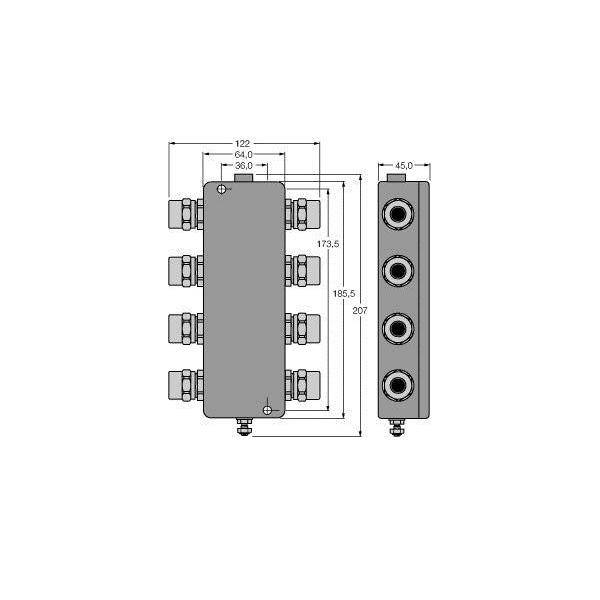 Turck PROFIBUS-PAIP67 JBBS-48SC-T615B/EX