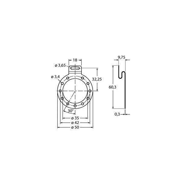 Turck Befestigungsblech RME-9