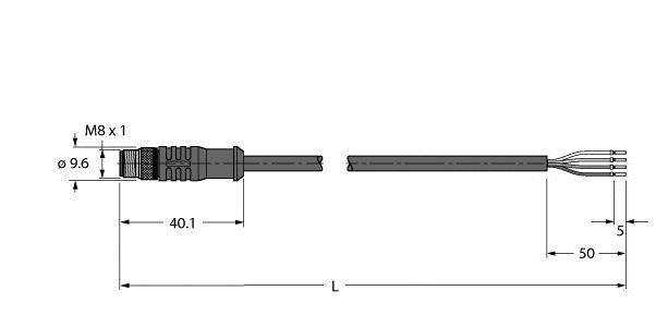 Turck Aktuator- u. Sensorleitung HT-SSP4-10/S2430