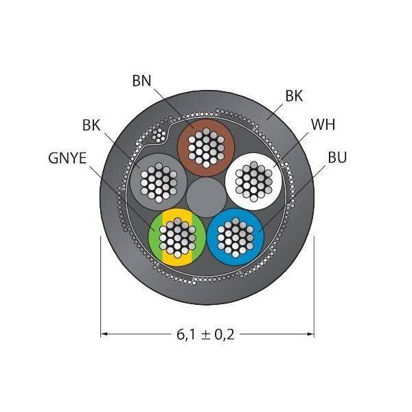 Turck Aktuator- u. Sensorleitung CABLE(4+1) #6627972