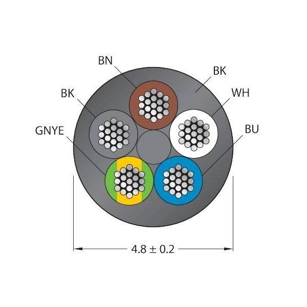 Turck Aktuator- u. Sensorleitung CABLE(4+1) #6627996