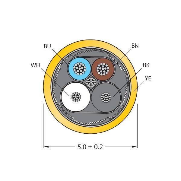 Turck Aktuator- u. Sensorleitung CABLE5X0.34 #6628666