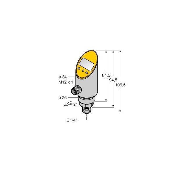 Turck Drucksensor PS400R-30 #6833448