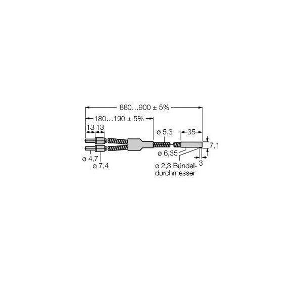 Turck Glas-Lichtleiter BA1.53SMTA